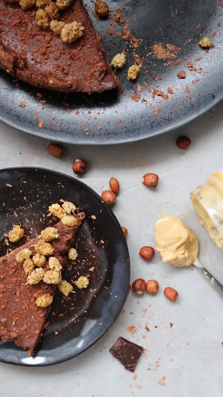 Tarte Crua de Chocolate 🍫| sem glúten, sem lácteos e sem açúcares refinados